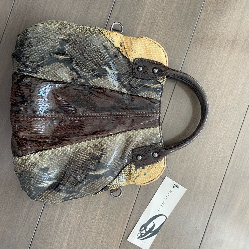 Nine West snake skin purse/ brand new 👜⭐️ Host Pick ⭐️